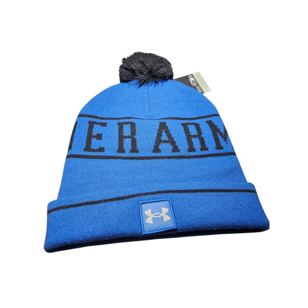 Under Armour Rival Fleece Beanie Blue Black OSFM